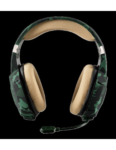 Casti cu microfon Trust GXT 322C Carus Gaming Headset, jungle