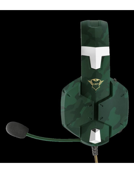 Casti cu microfon Trust GXT 322C Carus Gaming Headset, jungle