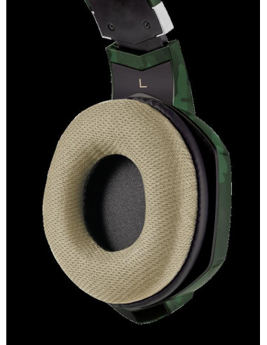 Casti cu microfon Trust GXT 322C Carus Gaming Headset, jungle