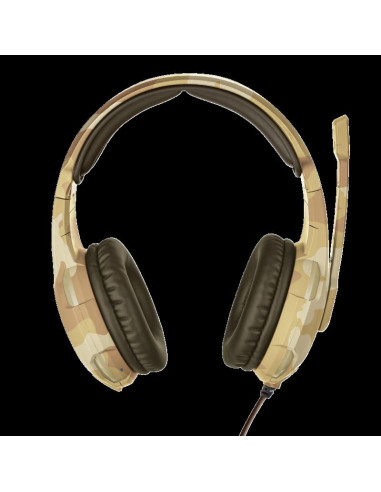 Casti cu microfon Trust GXT 310D Radius Gaming Headset, desert
