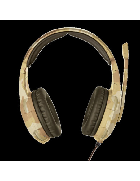Casti cu microfon Trust GXT 310D Radius Gaming Headset, desert