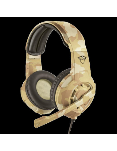 Casti cu microfon Trust GXT 310D Radius Gaming Headset, desert