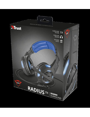 Casti cu microfon GXT 350 Radius 7.1 Surround Gaming