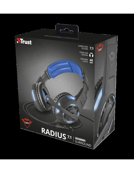 Casti cu microfon GXT 350 Radius 7.1 Surround Gaming
