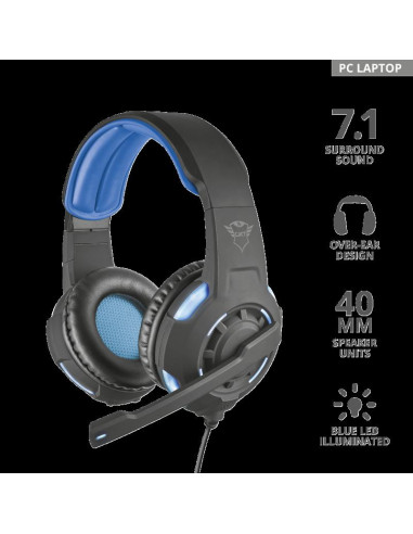 Casti cu microfon GXT 350 Radius 7.1 Surround Gaming