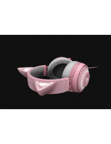 Casti cu microfon Razer Kraken Kitty Ed. Quartz USB 7.1