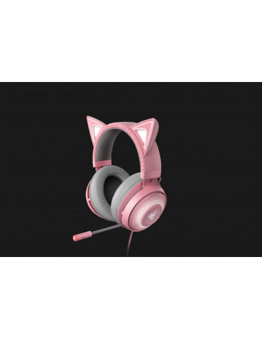 Casti cu microfon Razer Kraken Kitty Ed. Quartz USB 7.1