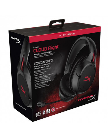 Casti wireless cu microfon Kingston gaming, negru,HX-HSCF-BK/EM