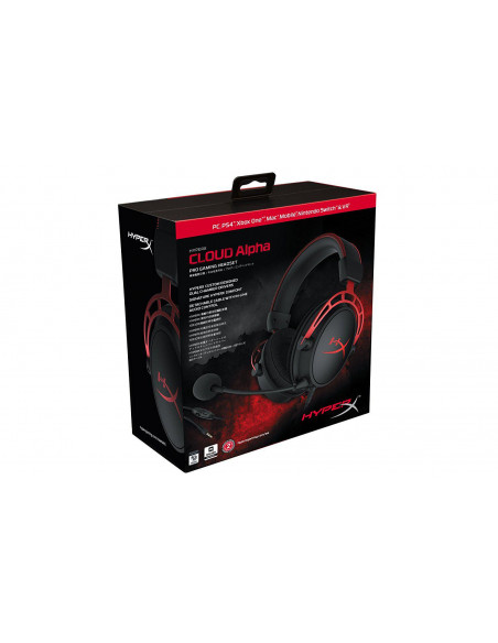 Casti cu microfon Kingston gaming, HyperX Cloud Alpha, Full