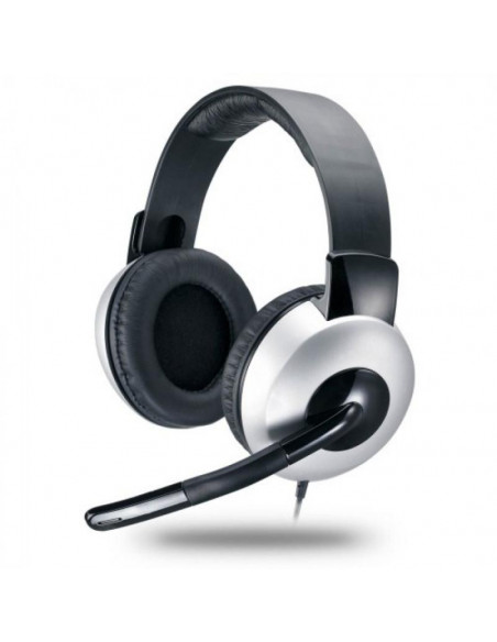 Casti cu microfon Genius HS-05A, negru/argintiu,G-31710011100 Casti cu microfon Genius HS-05A, negru/argintiu,G-31710011100