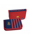 Penar Barcelona, Neechipat 1 fermoare 2 ext., Rosu/Albastru Penar Barcelona, Neechipat 1 fermoare 2 ext., Rosu/Albastru
