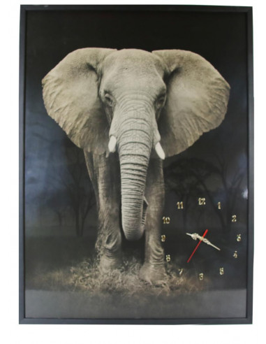 TABLOU CU CEAS INRAMAT Heinner 70X100 CM ELEFANT,HR-FA911-70/100