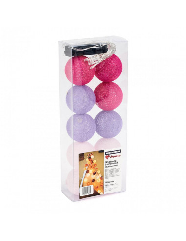 Ghirlanda Luminoasa Heinner 10 Led-uri Pink,HR-LED10-PK