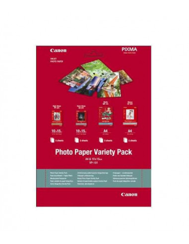 Hartie foto Canon VP-101S Variety Pack, dimensiune 10x15cm
