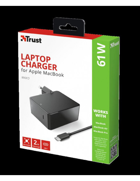 Incarcator Laptop Trust Maxo 61W USB-C Charger for Apple