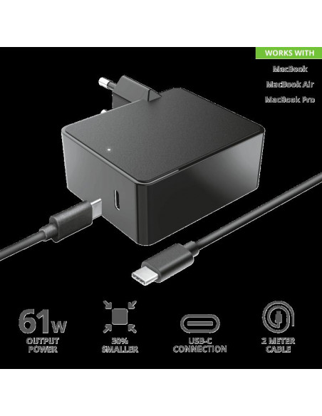 Incarcator Laptop Trust Maxo 61W USB-C Charger for Apple