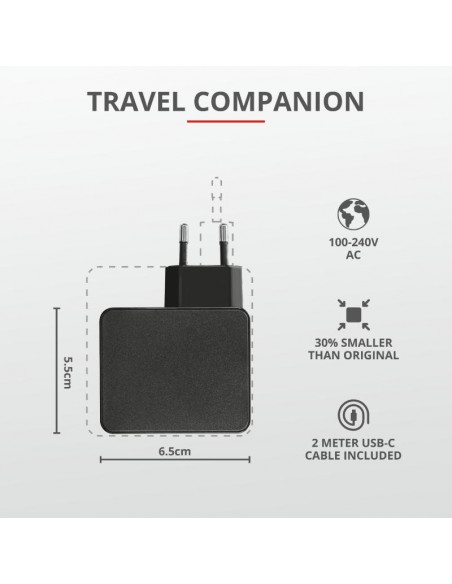 Incarcator Laptop Trust Maxo 61W USB-C Charger for Apple