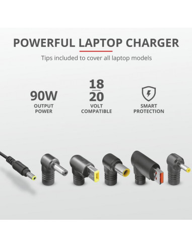 Incarcator Laptop Trust Maxo 90W Laptop Charger for