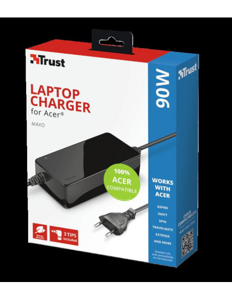 Incarcator Laptop Trust Maxo 90W Laptop Charger for