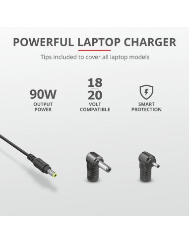 Incarcator Laptop Trust Maxo 90W Laptop Charger for