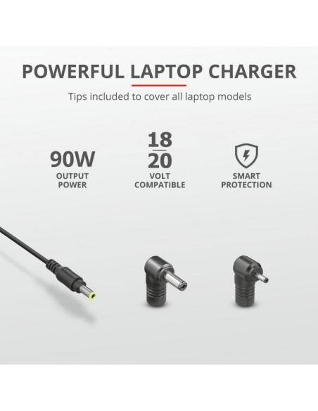 Incarcator Laptop Trust Maxo 90W Laptop Charger for
