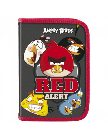 Penar neechipat, 1 fermoar, cu motiv Angry Birds Red