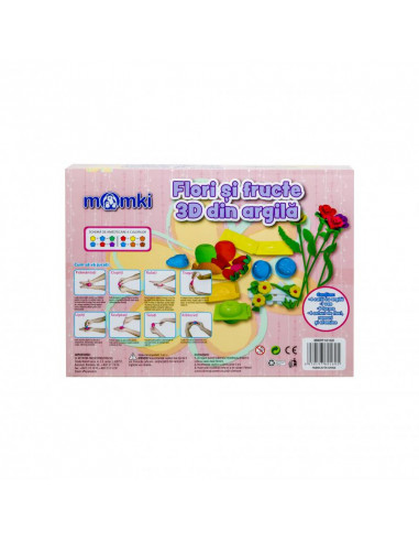 Flori si fructe 3D din argila,NIC-MKPP10169