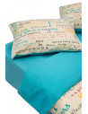 King size Heinner Bed Set 4 PCS, Family,HR-KGBED144-FMLY