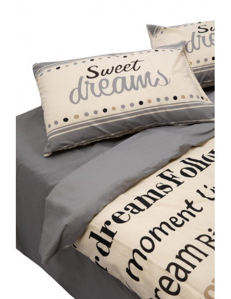 King Heinner size Bed Set 4 PCS, Dreams,HR-KGBED144-DRM