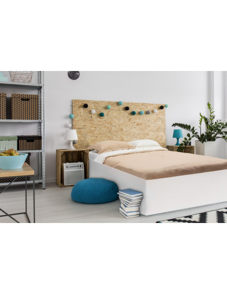 Lenjerie de pat King Size BBC organic 200TC - Bej Square