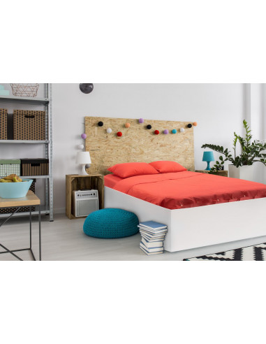 Lenjerie de pat King Size BBC organic 144TC - Coral Square