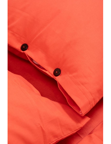 Lenjerie de pat King Size BBC organic 144TC - Coral Square