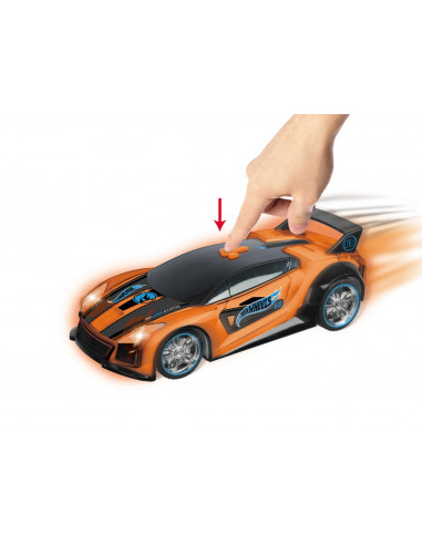 Mașinuță cu lumini și sunete Spin Quick N`Sik, Hot,MDHW51197