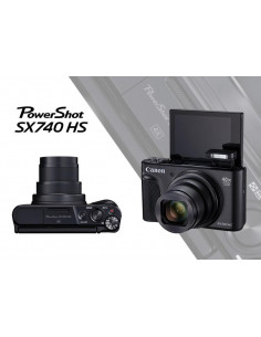 Camera foto Canon PowerShot SX740HS BK, 20.3 MP, senzor CMOS