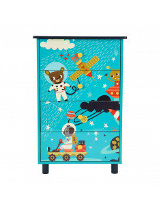 Comoda 4 sertare Explore the universe,UMC03-UNV 2