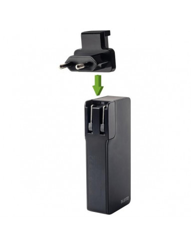 Incarcator Si Baterie Port Usb Negru Complete Leitz,LZ63070095