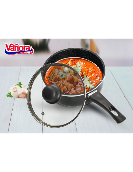 CASEROLA ALUMINIU+CAPAC 20x9CM,2.4L,SOLE, VANORA HOME,VN-MSF-20C