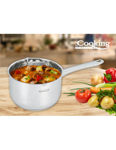 CASEROLA INOX,16X10.5CM, 2L, RINA, COOKING BY