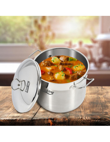 OALA+CAPAC INOX 22x8CM, 6.8 L, IMPERIA, COOKING BY