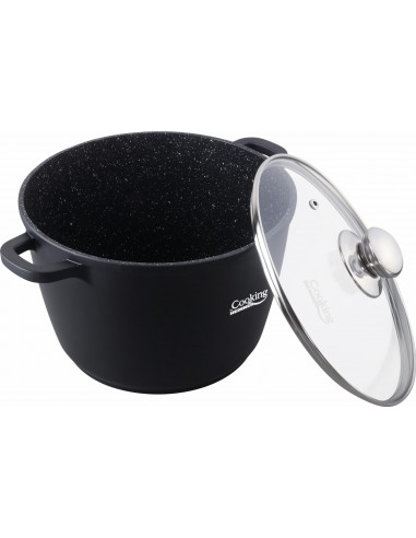 OALA ALUMINIU TURNAT+CAPAC, 28 cm x 20 cm, 10 L, DARK LINE