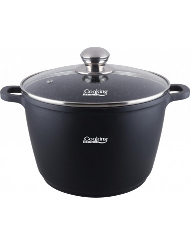 OALA ALUMINIU TURNAT+CAPAC, 28 cm x 20 cm, 10 L, DARK LINE