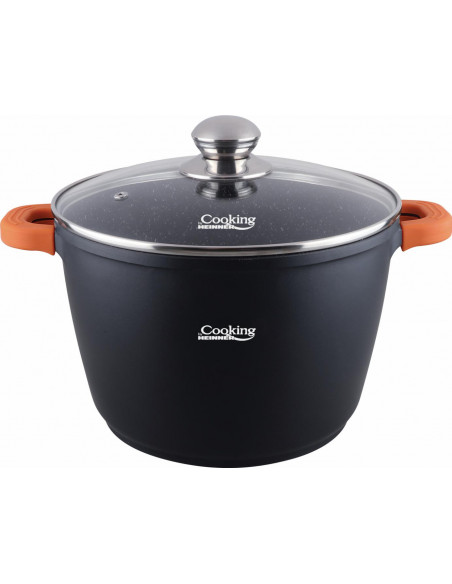 OALA ALUMINIU TURNAT+CAPAC, 24 cm x 16.5 CM, 6.3 L, DARK LINE