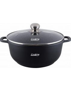 SEMIOALA ALUMINIU TURNAT +CAPAC, 32 CM X 14.5 CM, 10 L, DARK 2