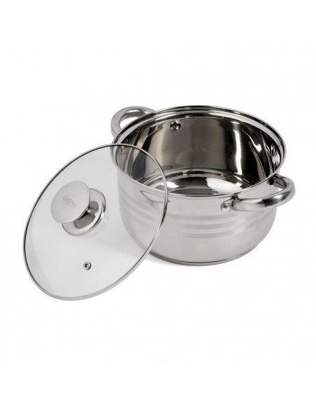 SEMIOALA INOX+CAPAC, 20X11.5 CM, 3.5 L, MYRA, COOKING BY