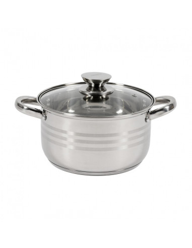 SEMIOALA INOX+CAPAC, 20X11.5 CM, 3.5 L, MYRA, COOKING BY