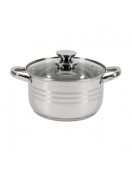 SEMIOALA INOX+CAPAC, 20X11.5 CM, 3.5 L, MYRA, COOKING BY