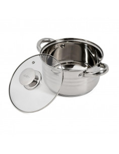 SEMIOALA INOX+CAPAC, 18X10.5 CM, 2.5 L, MYRA, COOKING BY