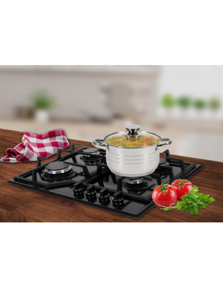 SEMIOALA INOX+CAPAC, 18X10.5 CM, 2.5 L, MYRA, COOKING BY