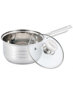 CASEROLA INOX+CAPAC 16X9.5 CM, 1.9L, MYRA, COOKING BY