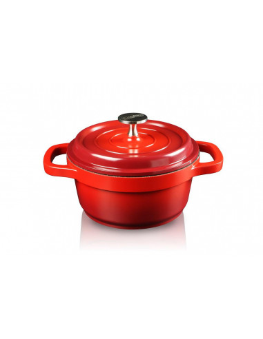 CRATITA + CAPAC, ALUMINIU, 16x7.5cm, 1.2 L, HOME CHEF, COOKING